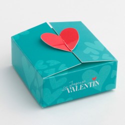 Charlotte carrée coeur PM