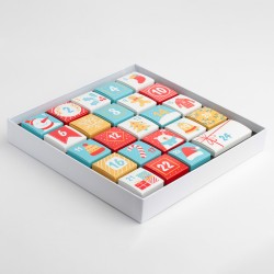 Calendrier de l'Avent coffret carré