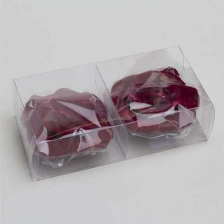 Boîte de 2 Bougies Rose - Deininger