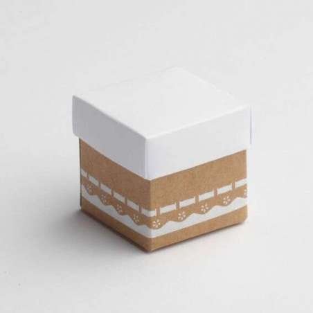 Mini Cube couvercle blanc - Deininger