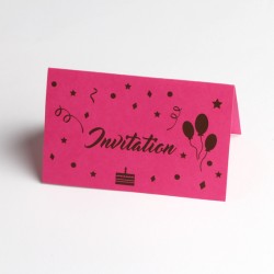 Invitation + enveloppe